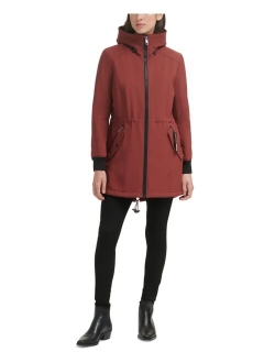 Women's Fleece-Lined Hooded Raincoat