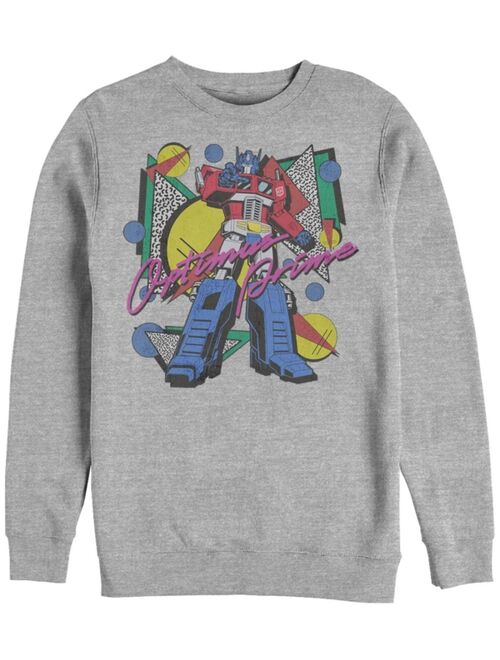 Fifth Sun Men's Transformers Generations Eighties Optimus Fleece Sweatshirt