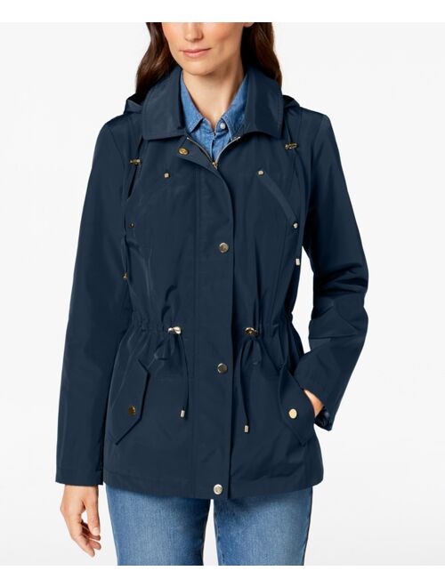 Charter Club Petite Water-Resistant Hooded Anorak Jacket, Created for Macy's