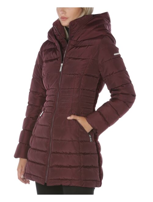 Laundry by Shelli Segal Women's Hooded Puffer Coat