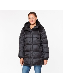 Women's Koolaburra by UGG Hooded Mixed-Media Puffer Jacket