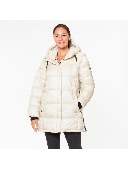 Women's Koolaburra by UGG Hooded Mixed-Media Puffer Jacket