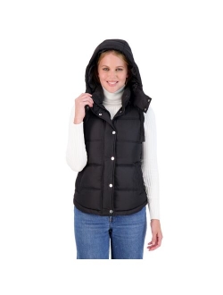 Juniors' Sebby Hooded Water-Resistant Puffer Vest