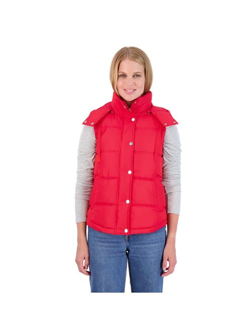 Juniors' Sebby Hooded Water-Resistant Puffer Vest