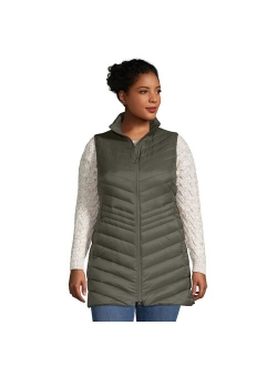 Plus Size Lands' End Ultralight Packable Down Vest