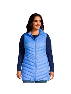 Plus Size Lands' End Ultralight Packable Down Vest