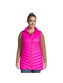 Plus Size Lands' End Ultralight Packable Down Vest