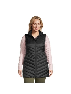 Plus Size Lands' End Ultralight Packable Down Vest