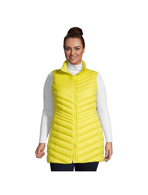 Plus Size Lands' End Ultralight Packable Down Vest