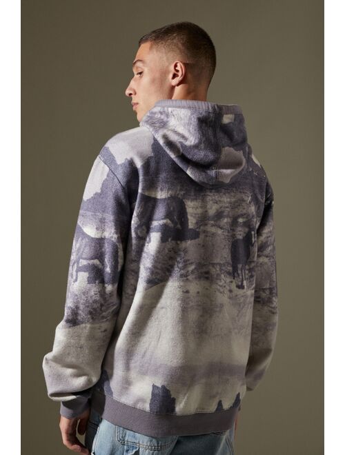 BDG Southwestern Print Hoodie Sweatshirt