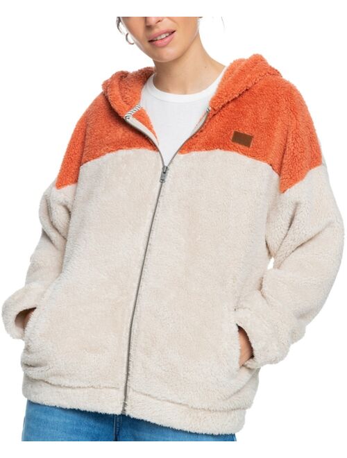 Roxy Juniors' Cruise Control Colorblock Sherpa Jacket