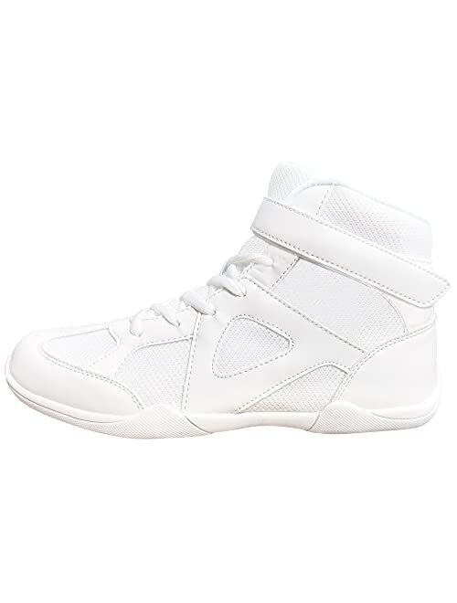 Danzcue Mid Top White Cheer Shoes