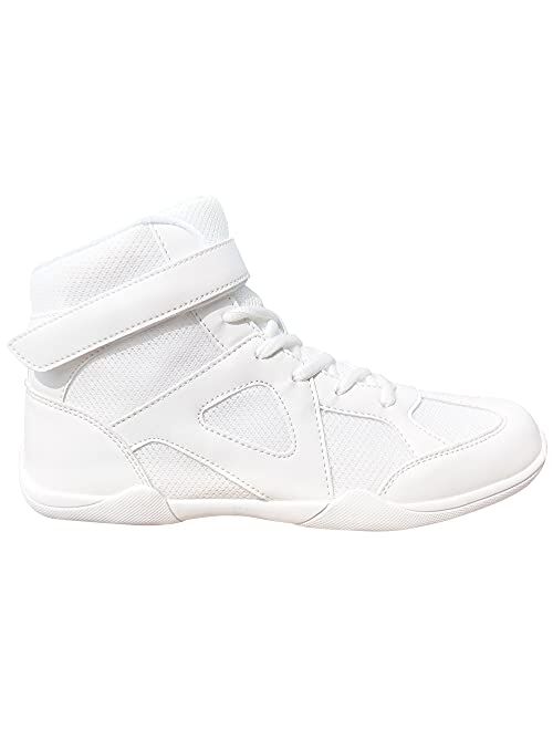 Danzcue Mid Top White Cheer Shoes