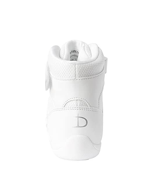 Danzcue Mid Top White Cheer Shoes