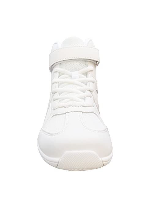 Danzcue Mid Top White Cheer Shoes