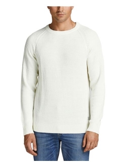 Men's Pannel Knit Crew Neck Sweater