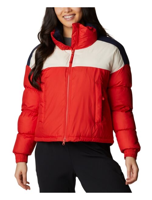 Columbia Women's Pike Lake Colorblocked Puffer Coat