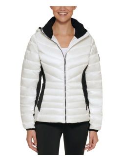 Performance Calvin Klein Women's Hooded Puffer Coat