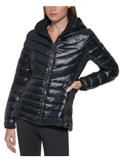 Performance Calvin Klein Women's Hooded Puffer Coat