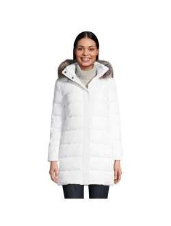 Petite Lands' End Faux-Fur Hood Down Winter Coat