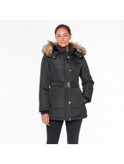 Women's d.e.t.a.i.l.s Faux-Fur Hood Parka Jacket