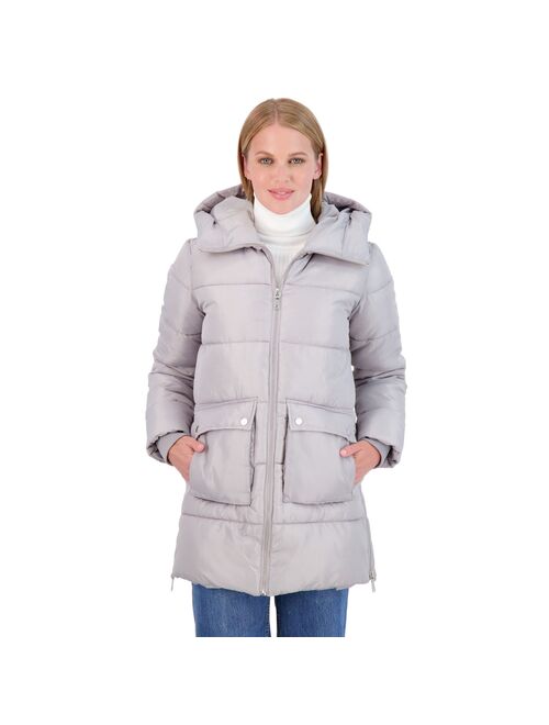 Juniors' Sebby Hooded Puffer Coat