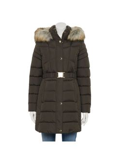 Women's Halitech Faux-Fur Hood Puffer Jacket