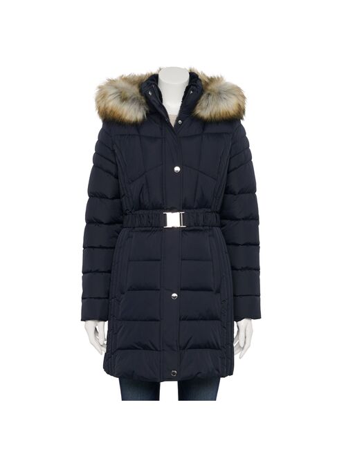 Women's Halitech Faux-Fur Hood Puffer Jacket