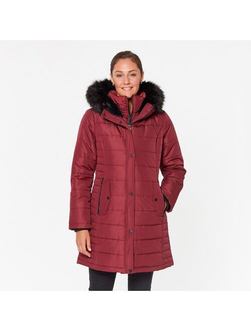 Women's d.e.t.a.i.l.s Faux-Fur Hood Parka