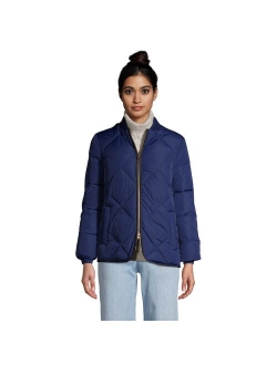 Insulated Quilted Thermoplume Bomber Jacket