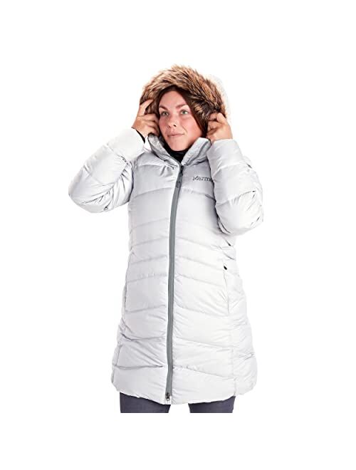 Marmot Montreal Women's Knee-Length Down Puffer Coat, Fill Power 700