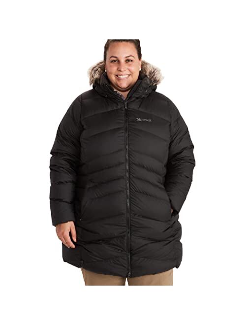 Marmot Montreal Women's Knee-Length Down Puffer Coat, Fill Power 700