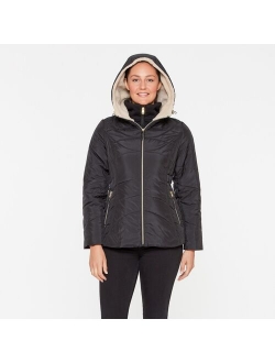 Women's d.e.t.a.i.l.s Sherpa Hood Puffer Jacket