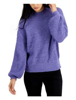 Fuzzy Mock Neck Sweater, Created for Macy's