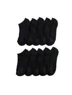 10-pack Basic No Show Socks