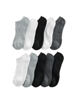 10-pack Basic No Show Socks