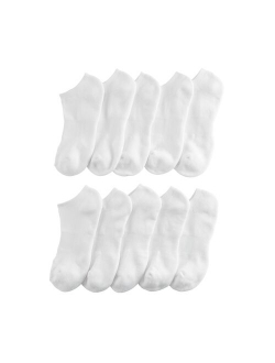 10-pack Basic No Show Socks