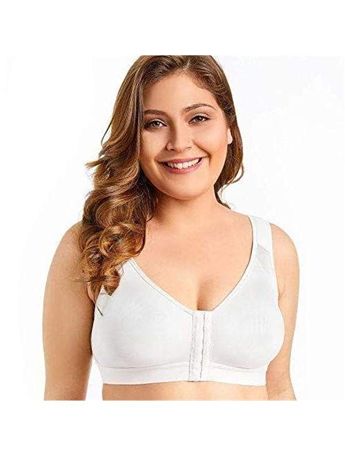 HELLX PostureGem Posture Corrector Wireless Bra,Women's Full Coverage Bra with Adjustable Straps Comfort Workout Bra