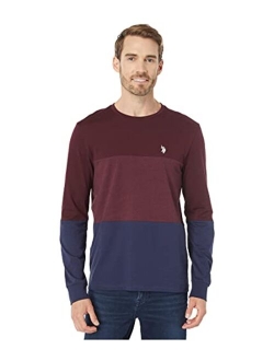 Long Sleeve Color-Block Tee