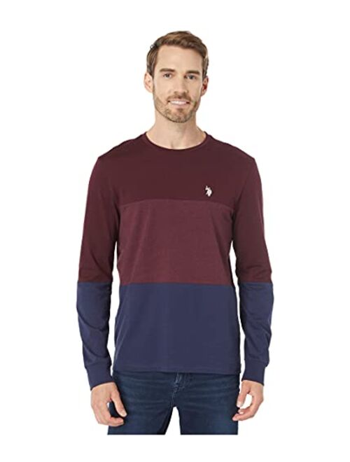 U.S. Polo Assn. Long Sleeve Color-Block Tee