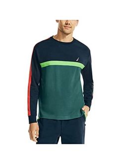 Men's Colorblock Logo Long Sleeve T-Shirt