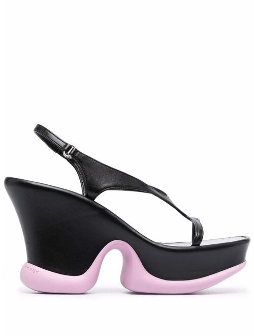 Stella McCartney 95mm wedge sandals