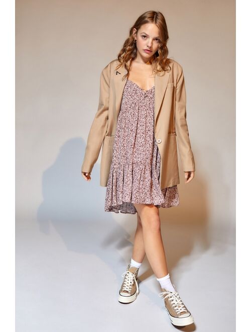 Dress Forum Printed Tiered Frock Mini Dress