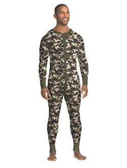 Men's Waffle Knit X-Temp Thermal Union Suit