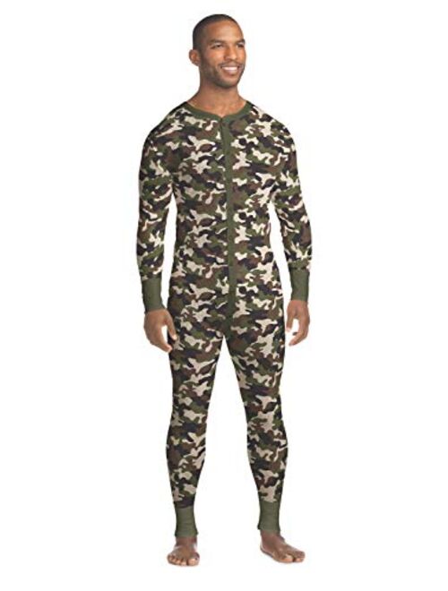 Hanes Men's Waffle Knit X-Temp Thermal Union Suit