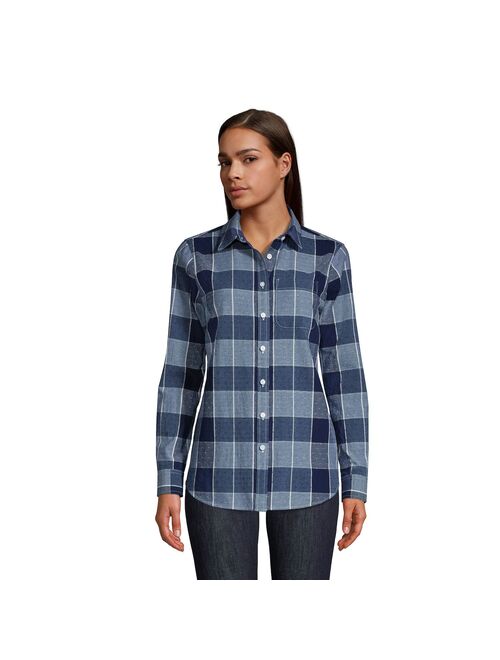 Women's Lands' End Boyfriend Fit Tunic Shirt