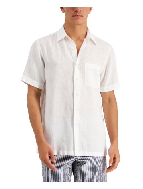 Club Room Men's Linen Shirt, Created for Macy's