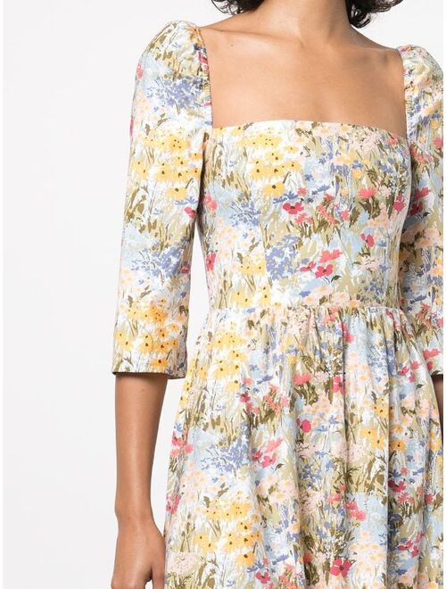 Reformation cyprus floral-print dress