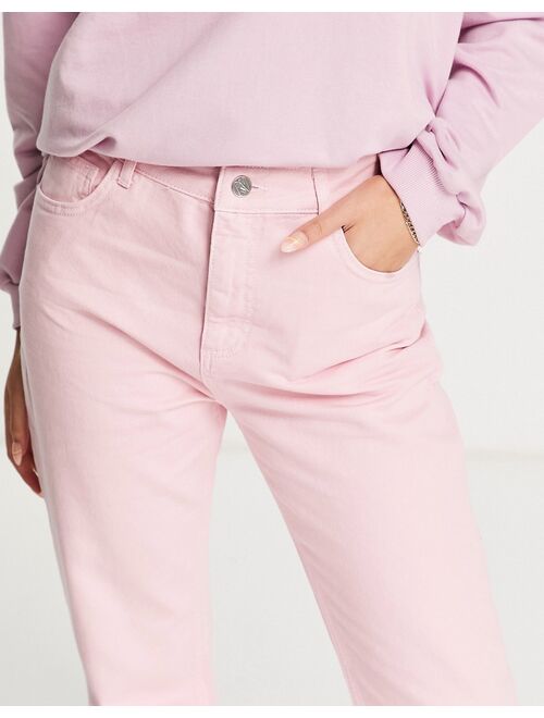 Reclaimed Vintage Inspired '99 flare jeans in rose