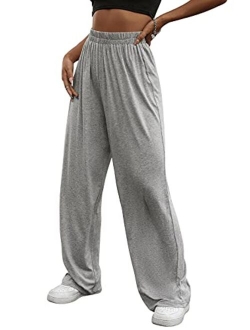 Women's Stretch Lounge Sweatpants Drawstring Waist Athletic Pants